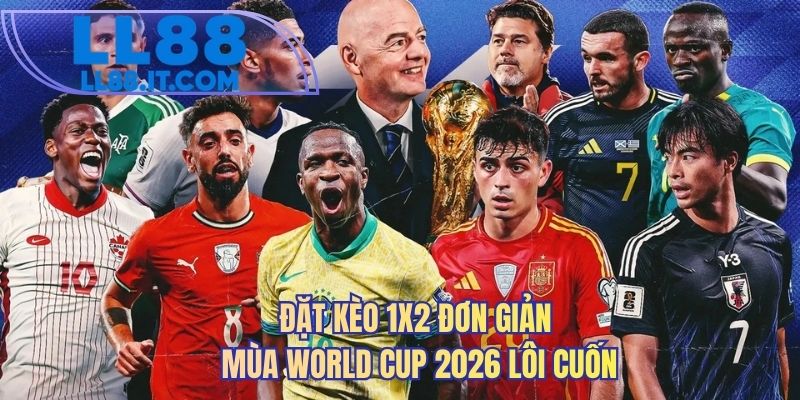 Đặt kèo 1x2 đơn giản mùa World Cup 2026 lôi cuốn
