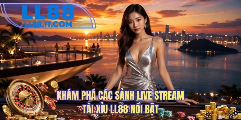 Khám phá các sảnh live stream tài xỉu LL88 nổi bật