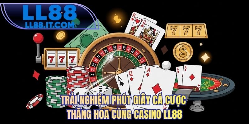 Trải nghiệm phút giây cá cược thăng hoa cùng casino LL88